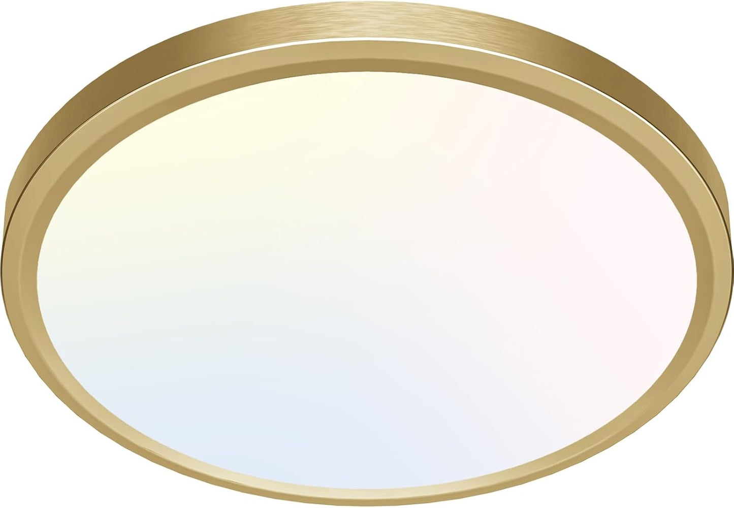 zemty 6Pack 12 Inch LED Flush Mount Ceiling Light, Super Slim 28W 3200lm LED Ceiling Light, 3 Color Temperature in One 3000k/4500k/6000K Round Light Fixture for Bedroom, Kitchen, Dining Room (White)