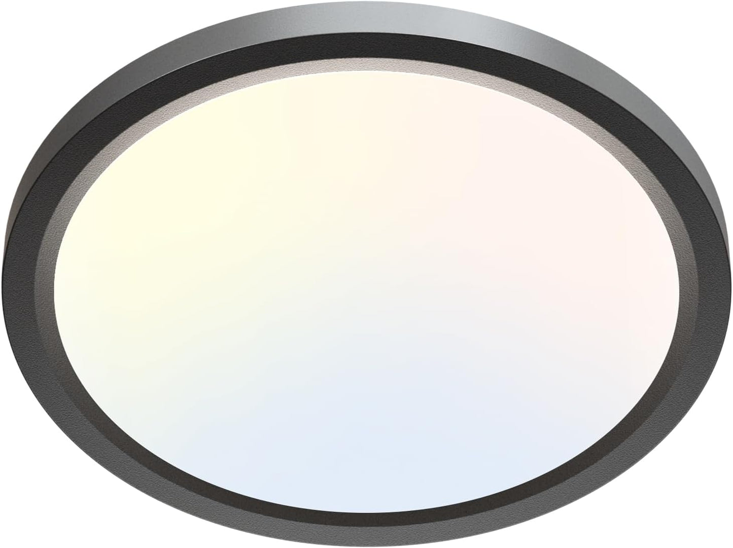 zemty 6Pack 12 Inch LED Flush Mount Ceiling Light, Super Slim 28W 3200lm LED Ceiling Light, 3 Color Temperature in One 3000k/4500k/6000K Round Light Fixture for Bedroom, Kitchen, Dining Room (White)